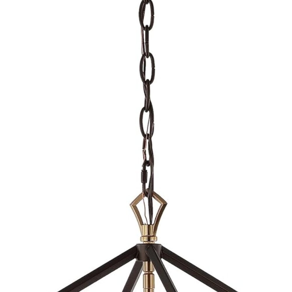Pagoda 10" 3-Light Iron Classic Modern Lantern Bohemian, Cottage, Farmhouse, Rus